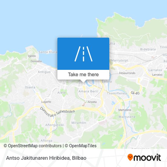 Antso Jakitunaren Hiribidea map