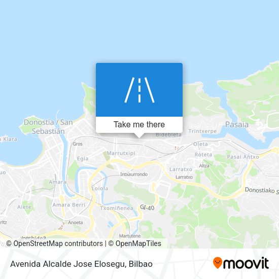 Avenida Alcalde Jose Elosegu map