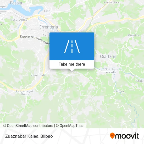 Zuaznabar Kalea map