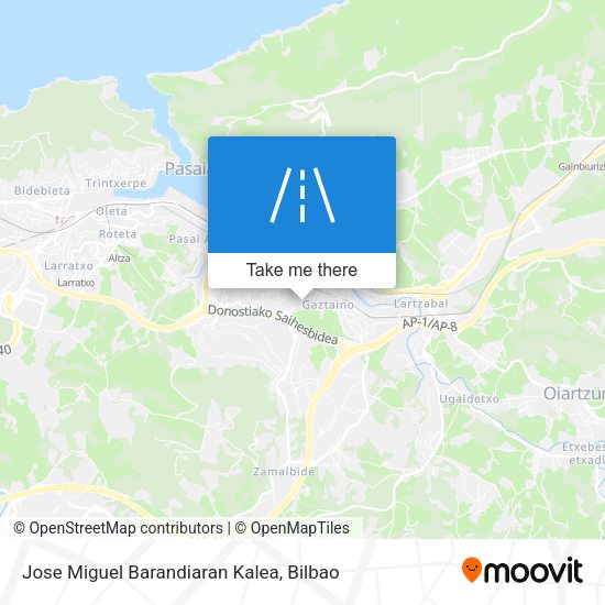 Jose Miguel Barandiaran Kalea map