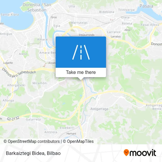 Barkaiztegi Bidea map