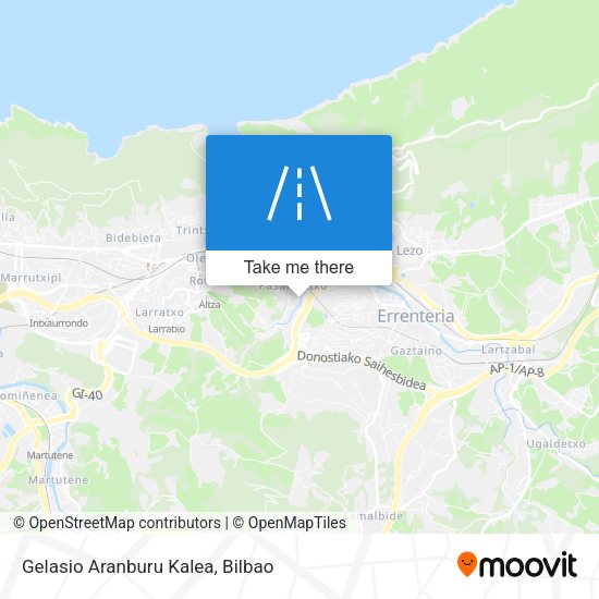 Gelasio Aranburu Kalea map