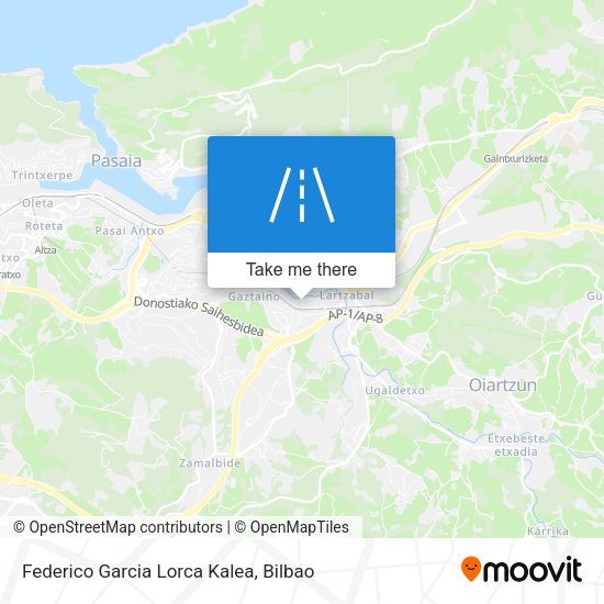 Federico Garcia Lorca Kalea map