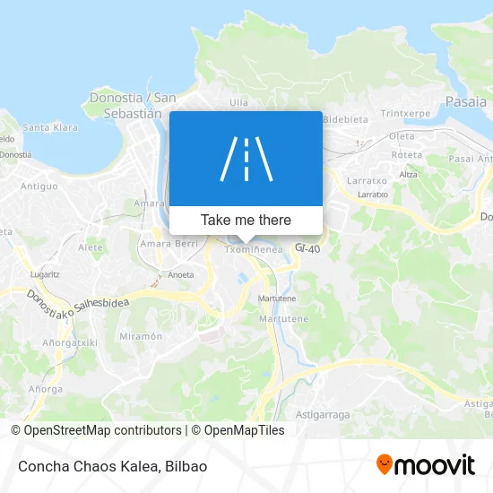 Concha Chaos Kalea map