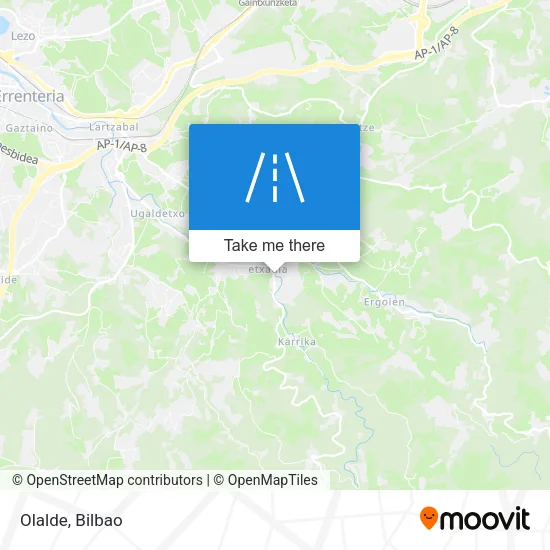 Olalde map