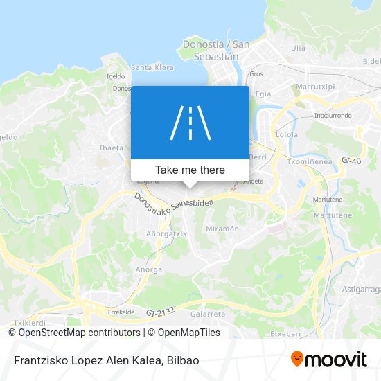 Frantzisko Lopez Alen Kalea map