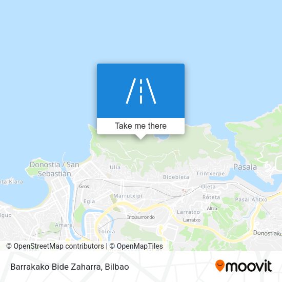 Barrakako Bide Zaharra map