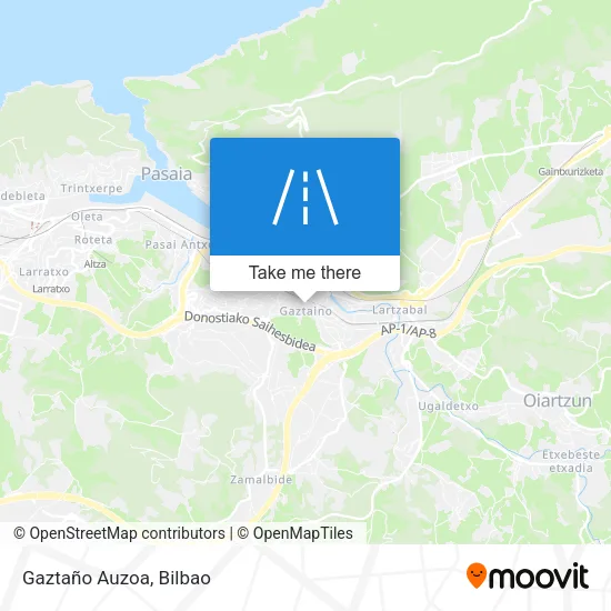 Gaztaño Auzoa map