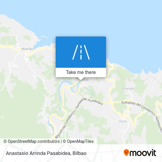 Anastasio Arrinda Pasabidea map