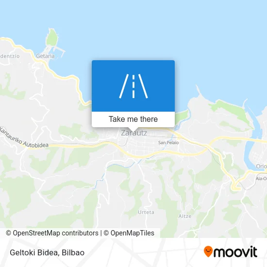 Geltoki Bidea map