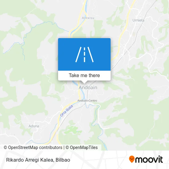 Rikardo Arregi Kalea map