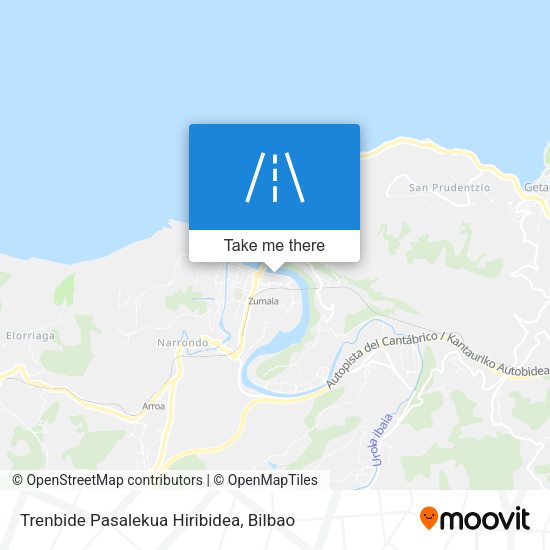 Trenbide Pasalekua Hiribidea map