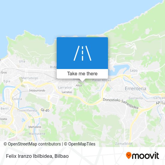 Felix Iranzo Ibilbidea map