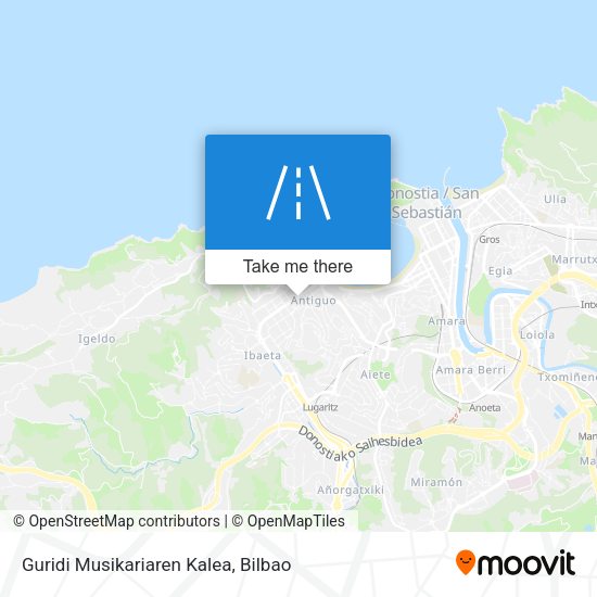 Guridi Musikariaren Kalea map