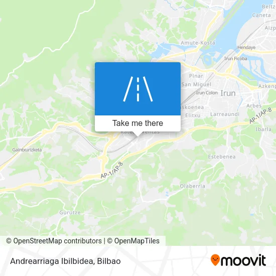 Andrearriaga Ibilbidea map