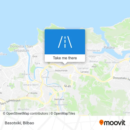 Basotxiki map