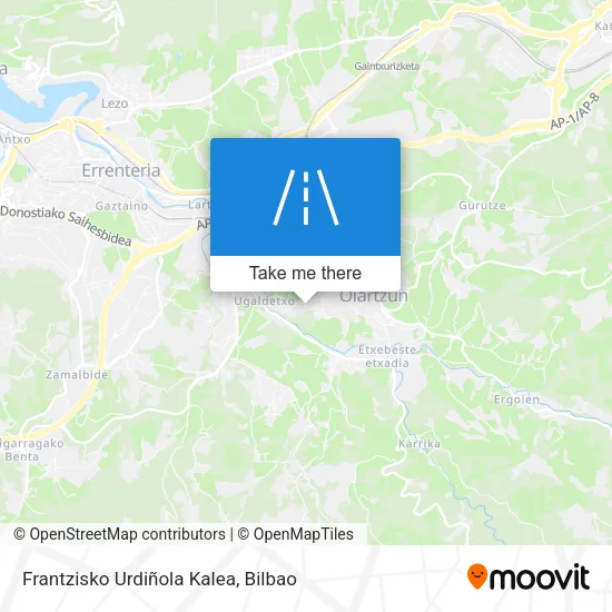 Frantzisko Urdiñola Kalea map