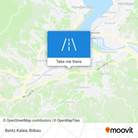 Belitz Kalea map