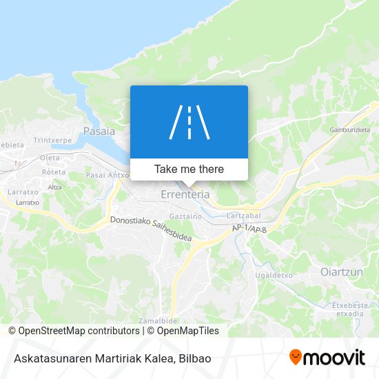 Askatasunaren Martiriak Kalea map