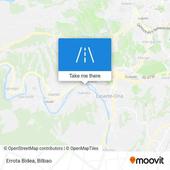 Errota Bidea map