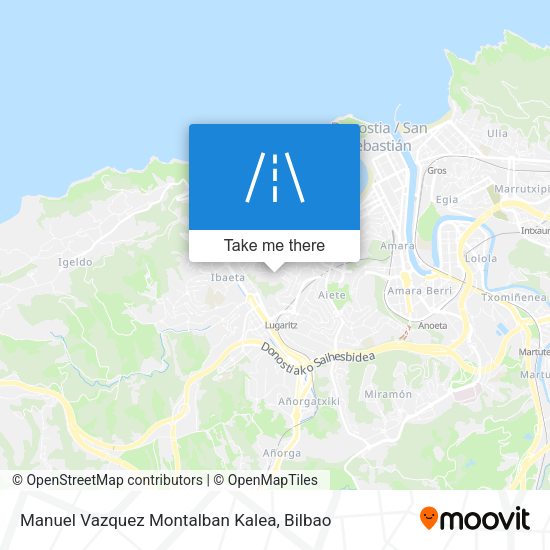 Manuel Vazquez Montalban Kalea map