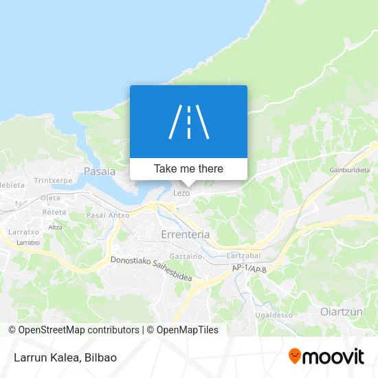 Larrun Kalea map