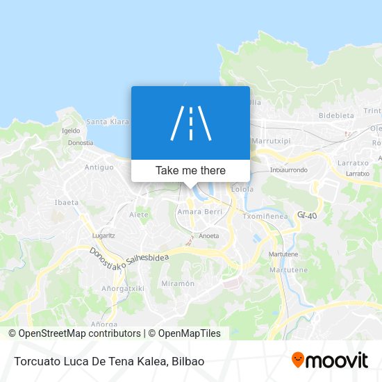 Torcuato Luca De Tena Kalea map