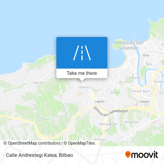 Calle Andrestegi Kalea map
