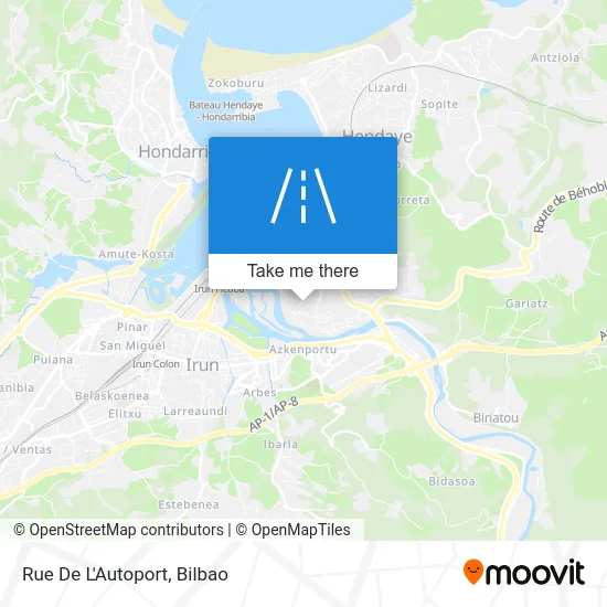 Rue De L'Autoport map