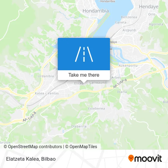 Elatzeta Kalea map