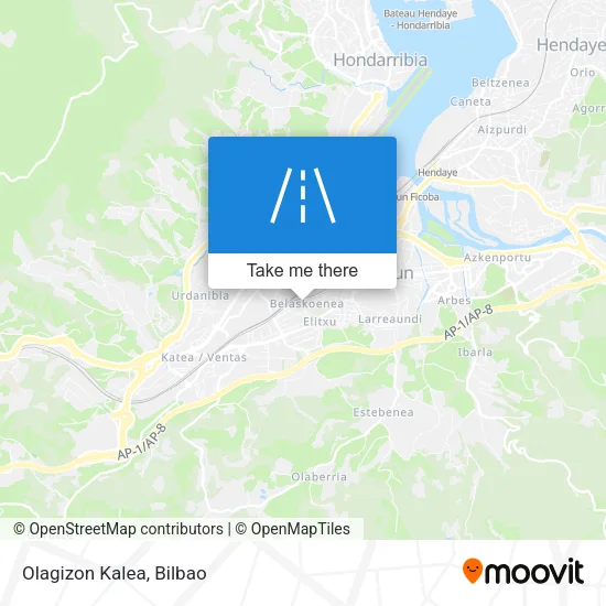 Olagizon Kalea map