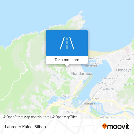 Labreder Kalea map