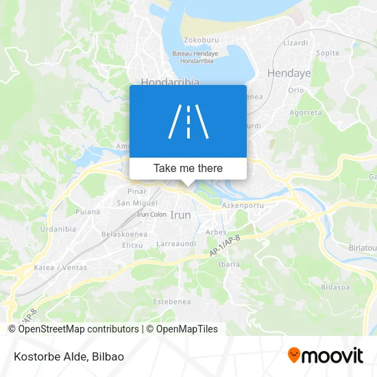 Kostorbe Alde map
