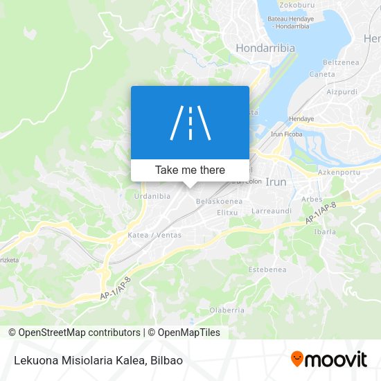 Lekuona Misiolaria Kalea map