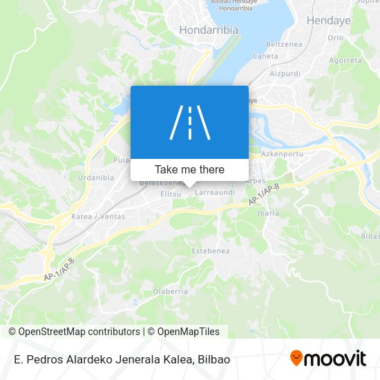 E. Pedros Alardeko Jenerala Kalea map