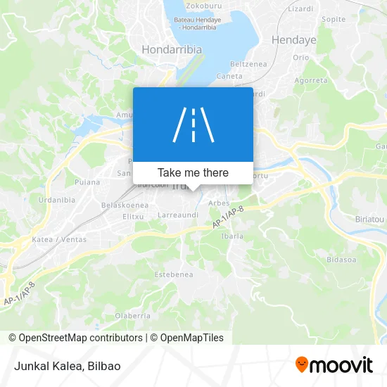 Junkal Kalea map