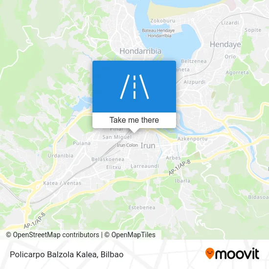 Policarpo Balzola Kalea map
