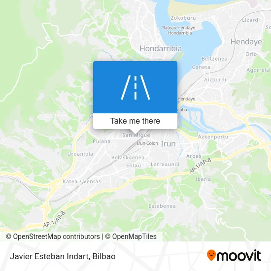 Javier Esteban Indart map