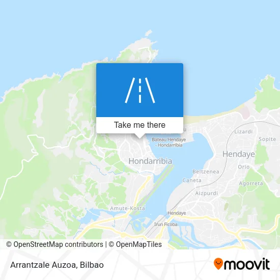 Arrantzale Auzoa map