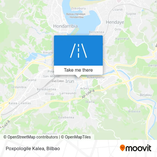 Poxpologile Kalea map