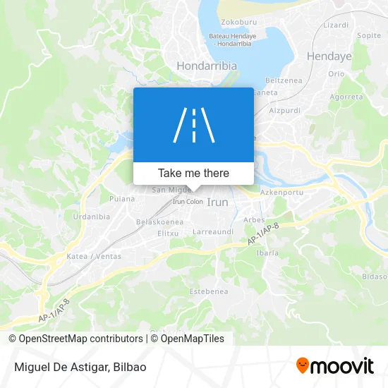 Miguel De Astigar map