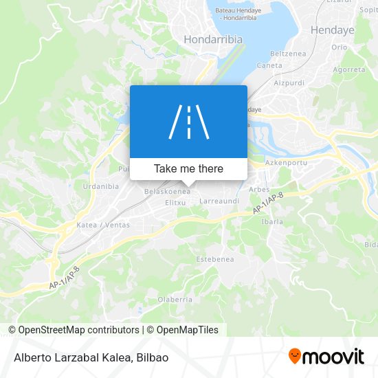 Alberto Larzabal Kalea map