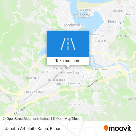 Jacobo Arbelaitz Kalea map