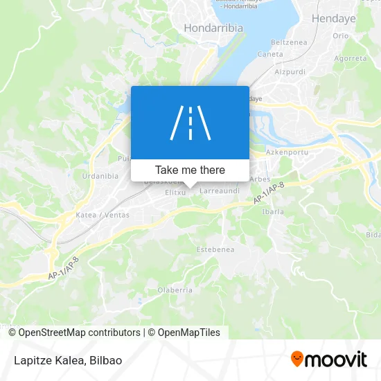 Lapitze Kalea map