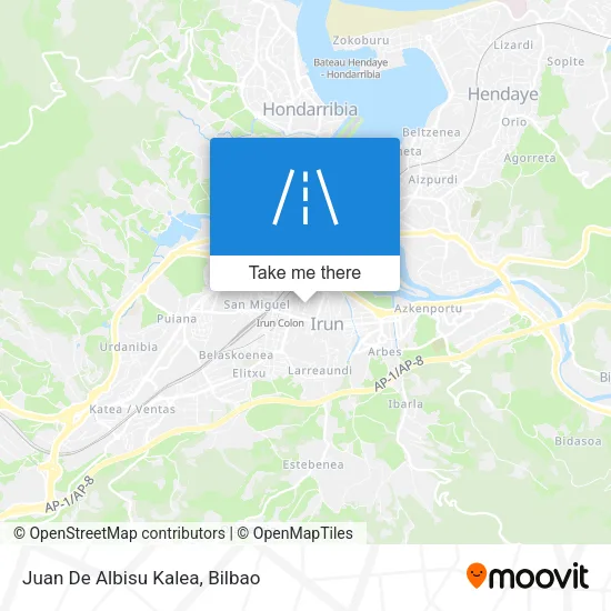 Juan De Albisu Kalea map