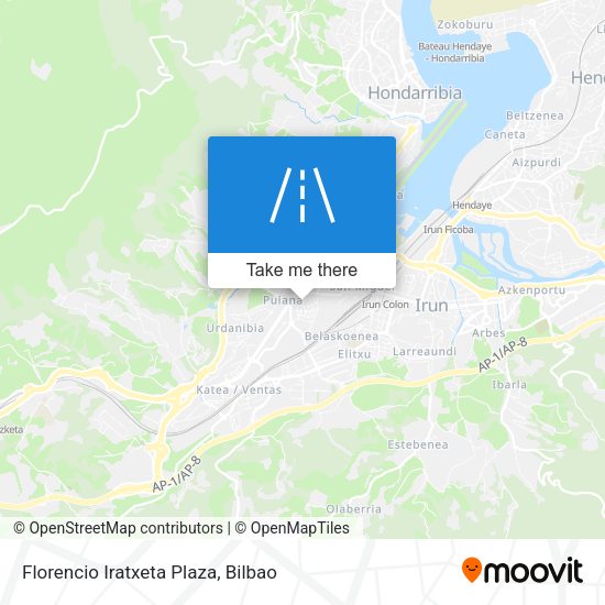 Florencio Iratxeta Plaza map
