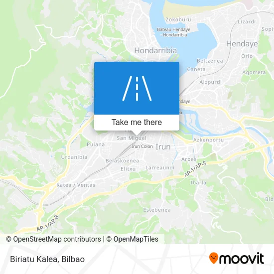Biriatu Kalea map