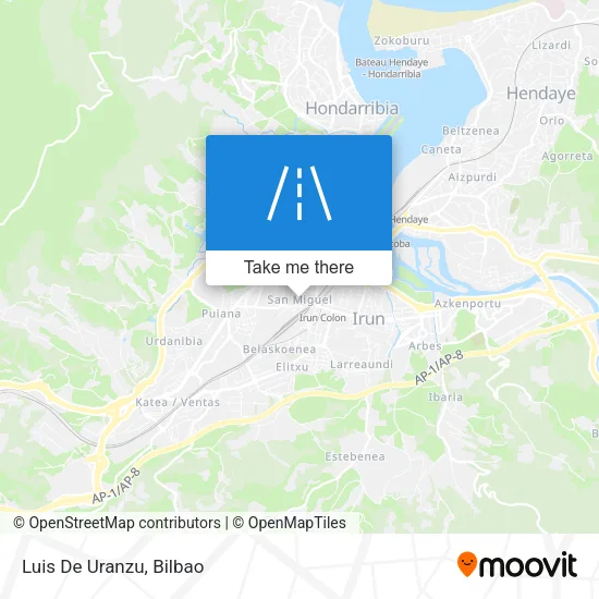 Luis De Uranzu map