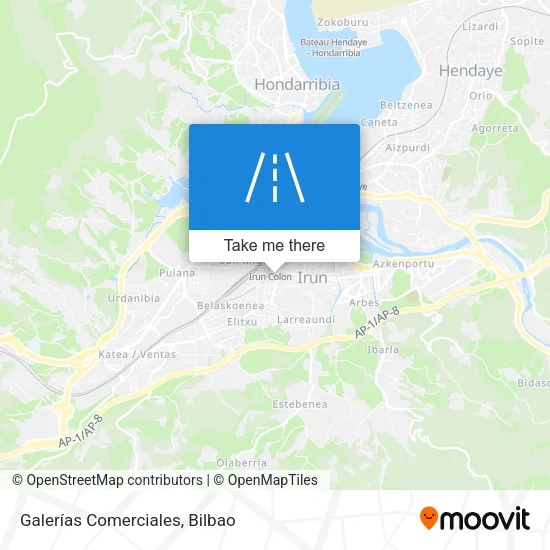 Galerías Comerciales map