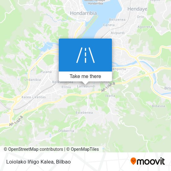 Loiolako Iñigo Kalea map